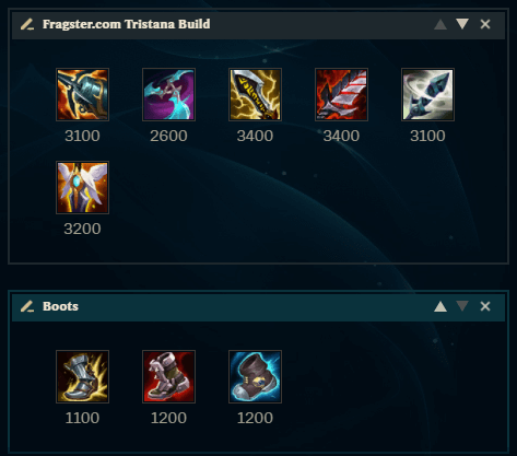 Tristana-Build title