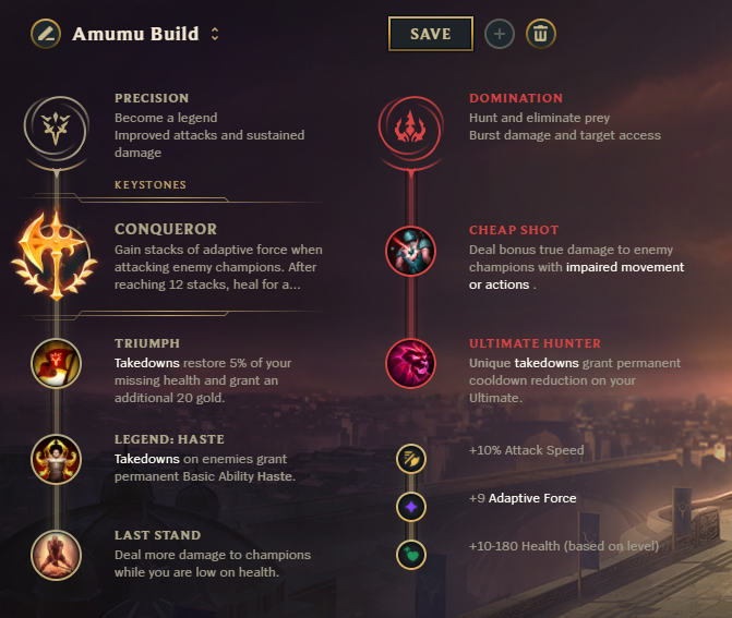 Amumu-Runes title