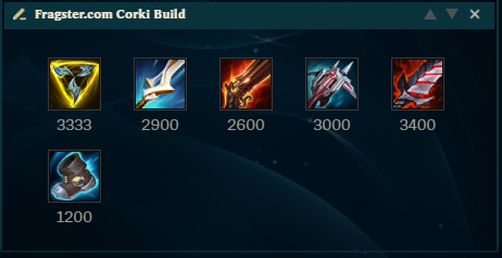 Corki-Build title