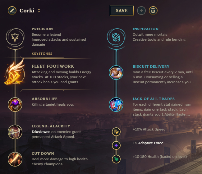 Corki title