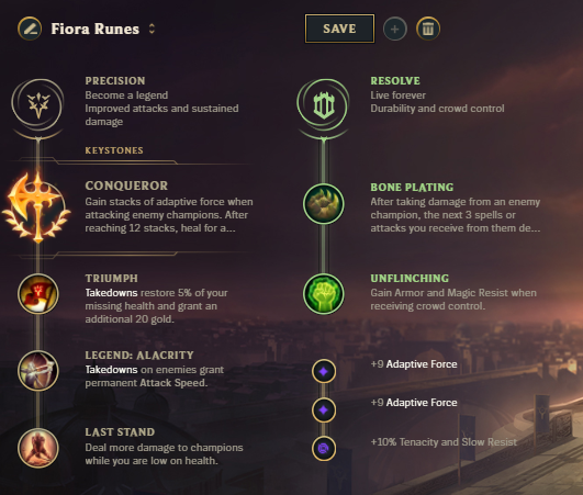 Fiora-Runes title