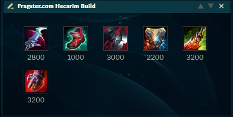 Hecarim-Build title