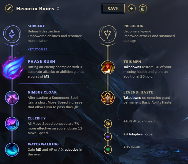 Hecarim-Runes title