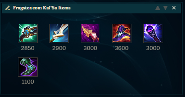 KaiSa-Items-ARAM title