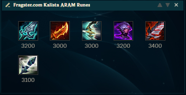 Kalista-ARAM-Runes title