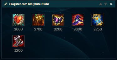 Malphite-Items title