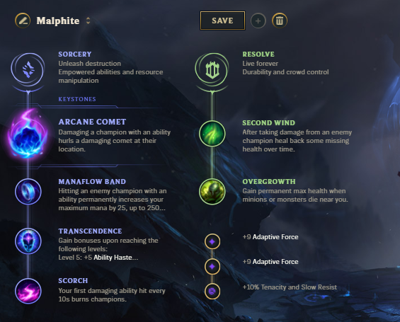 Malphite-Runes title