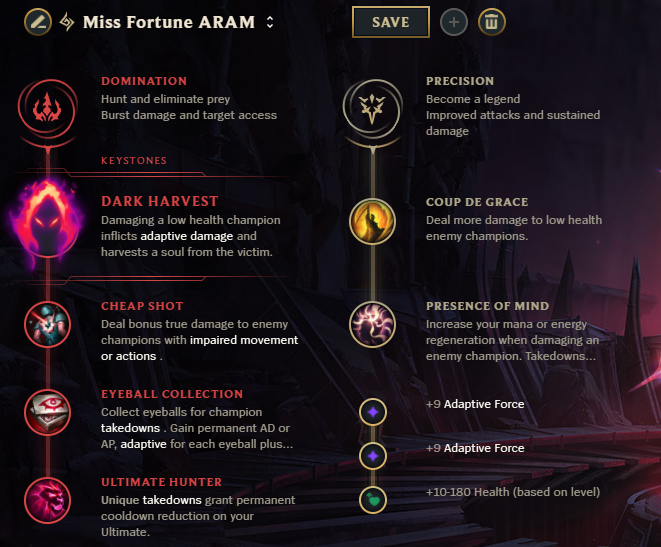 Missfortune-ARAM-Runes title