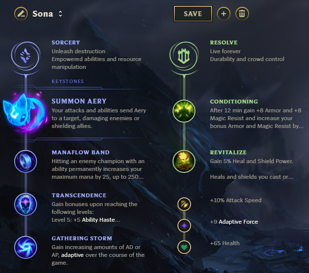 Sona-Runes title