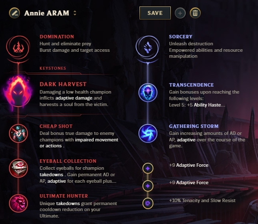 Annie-ARAM-Runes title