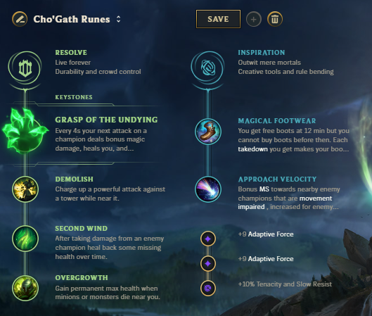 ChoGath-Runes title