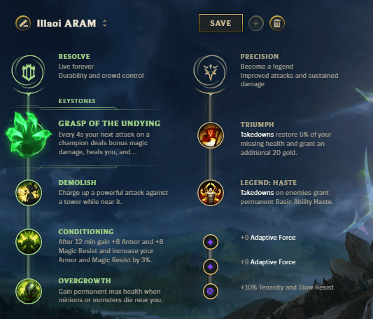 Illaoi-ARAM-Runes title