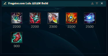 Lulu-ARAM-Items title