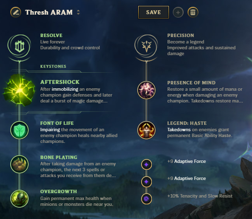 Thresh-ARAM-RUNES title