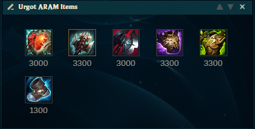 Urgot-ARAM-Items title