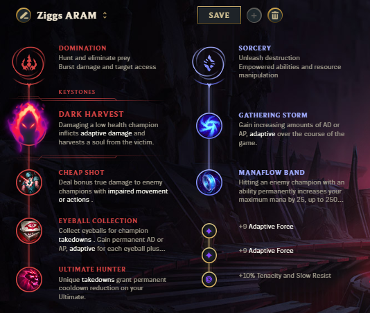 Ziggs-ARAM-Runes title